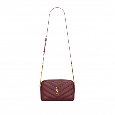 YSL LOULOU CAMERA BAG IN MATELASSÉ LAMBSKIN 869468AAEAX6197 (23*14*6cm)